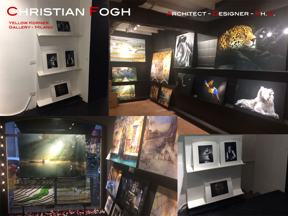 Ombra architetto Christian Fogh su sabbia