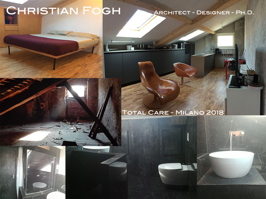 Ombra architetto Christian Fogh su sabbia