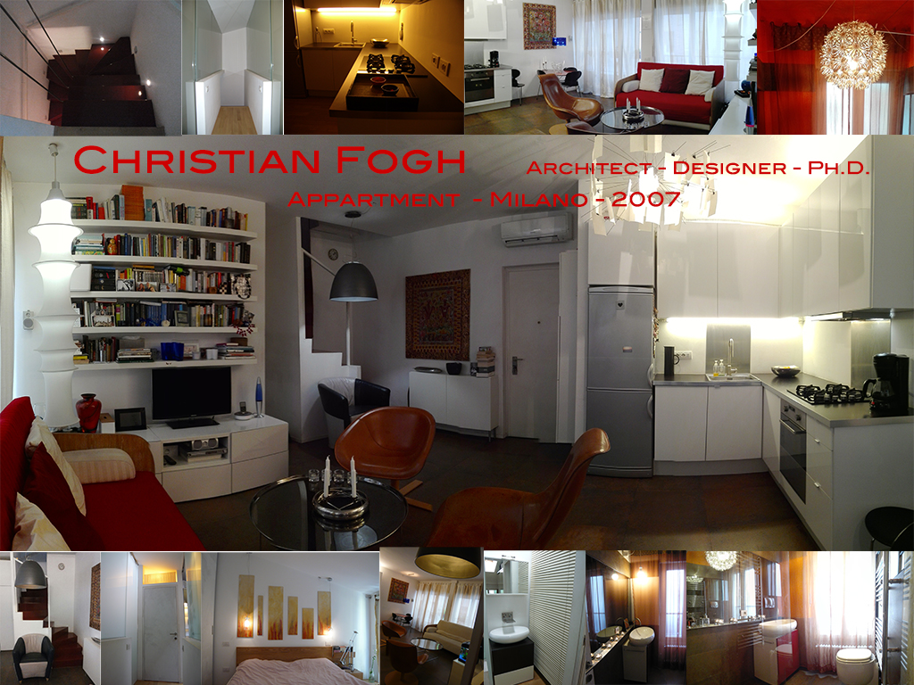 Ombra architetto Christian Fogh su sabbia